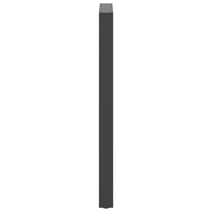 vidaXL Bar Table Legs Anthracite 2 pcs 60x(110-111) cm Steel