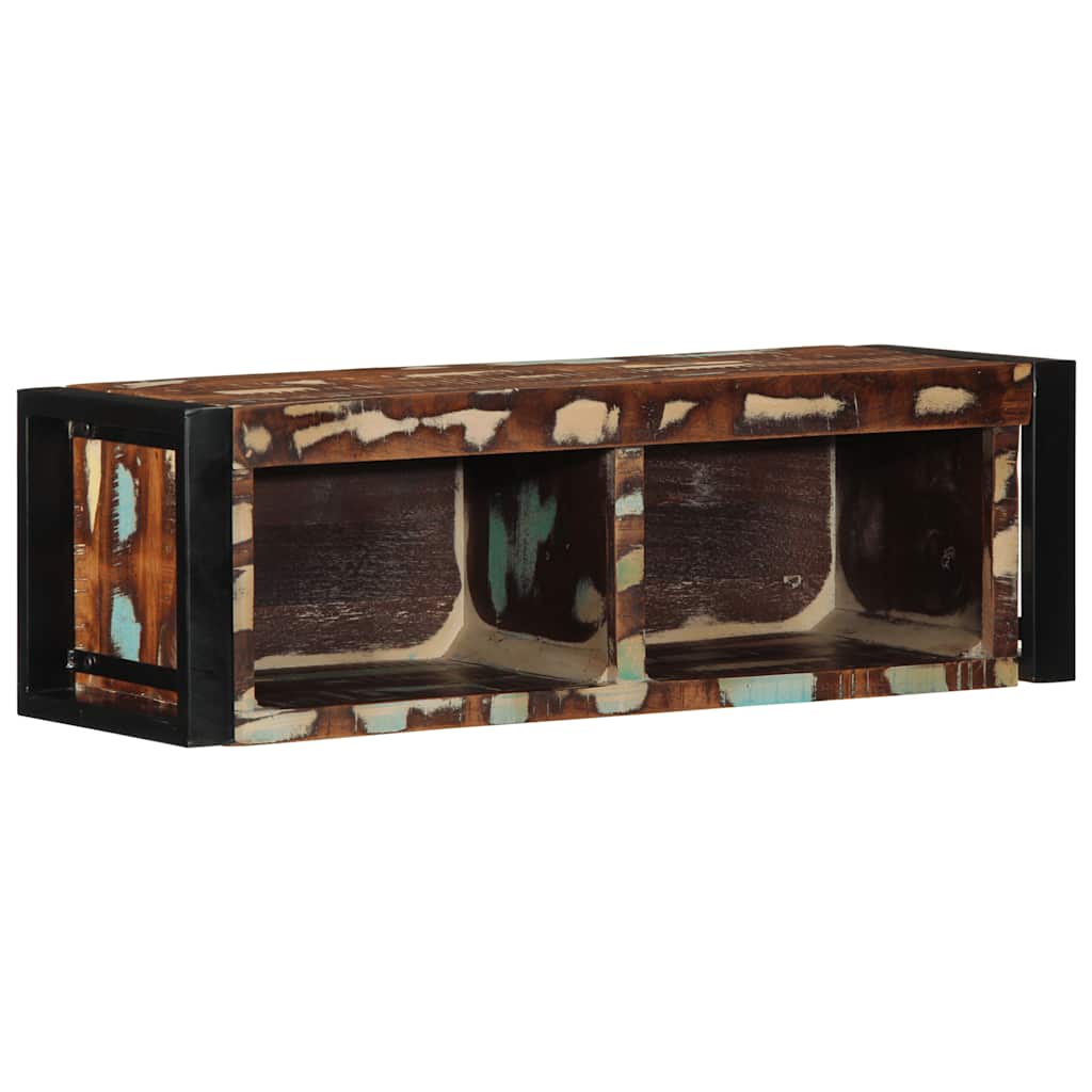 vidaXL TV Cabinet Multicolour 80x30x25 cm Solid Wood Reclaimed