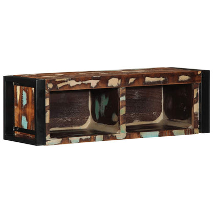 vidaXL TV Cabinet Multicolour 80x30x25 cm Solid Wood Reclaimed