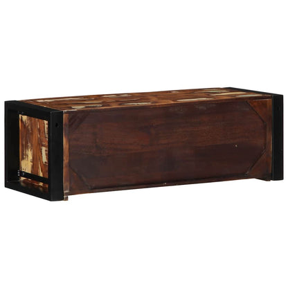 vidaXL TV Cabinet Multicolour 80x30x25 cm Solid Wood Reclaimed