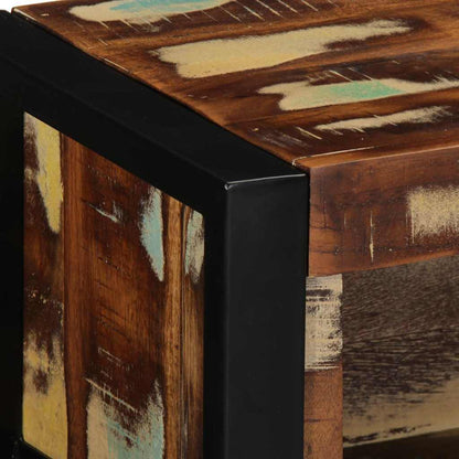 vidaXL TV Cabinet Multicolour 80x30x25 cm Solid Wood Reclaimed