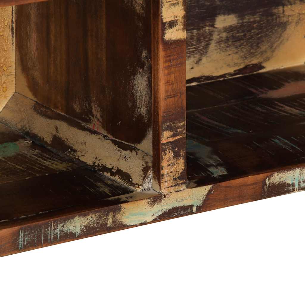 vidaXL TV Cabinet Multicolour 80x30x25 cm Solid Wood Reclaimed