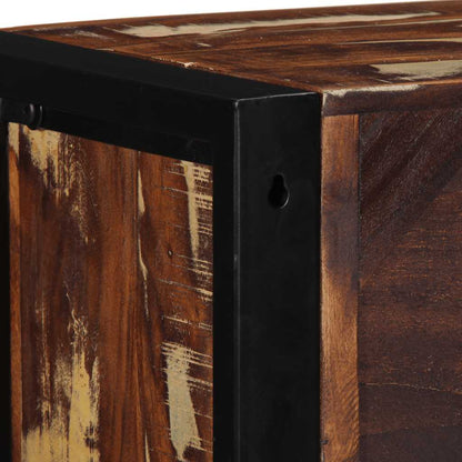 vidaXL TV Cabinet Multicolour 80x30x25 cm Solid Wood Reclaimed