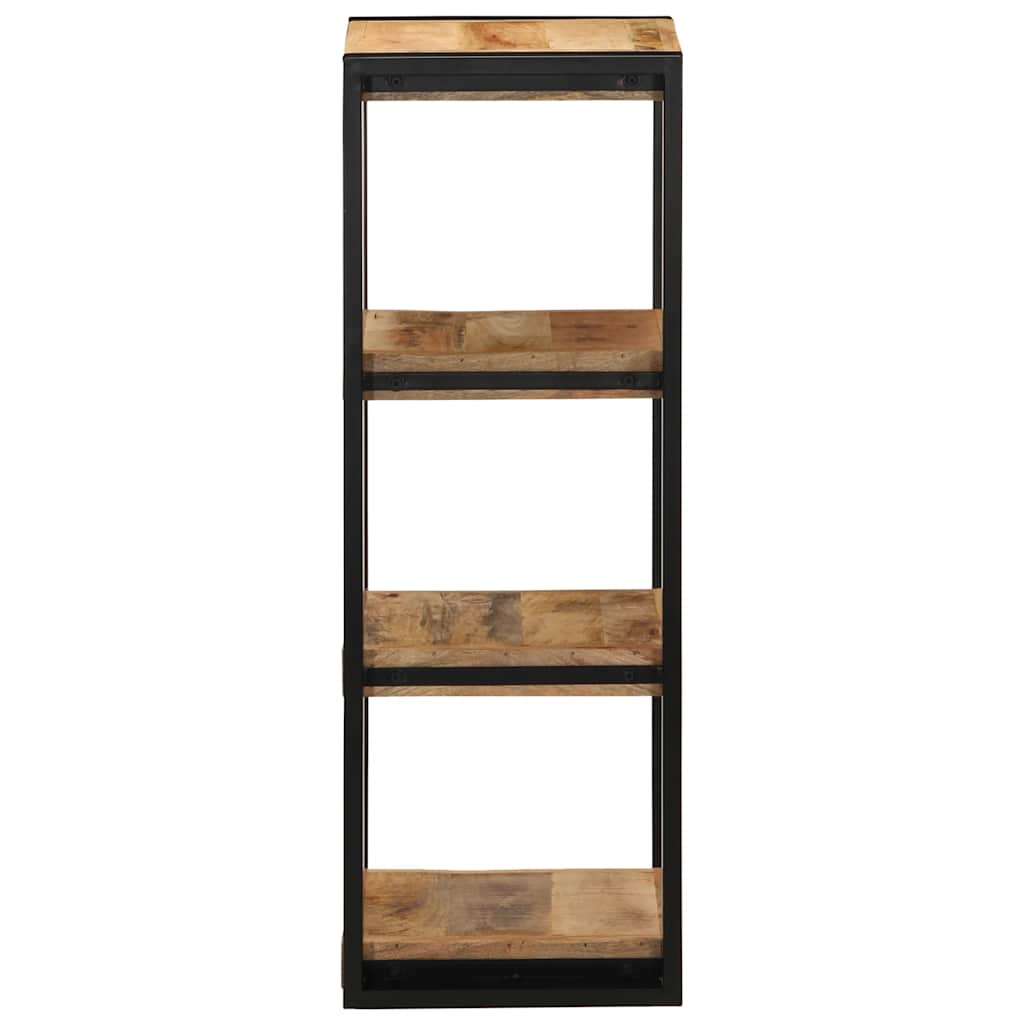 vidaXL Wall Shelf 35x35x100 cm Solid Rough Wood Mango