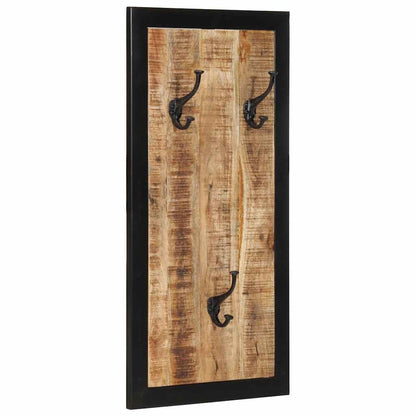 vidaXL Coat Rack 40x2x80 cm Solid Rough Wood Mango