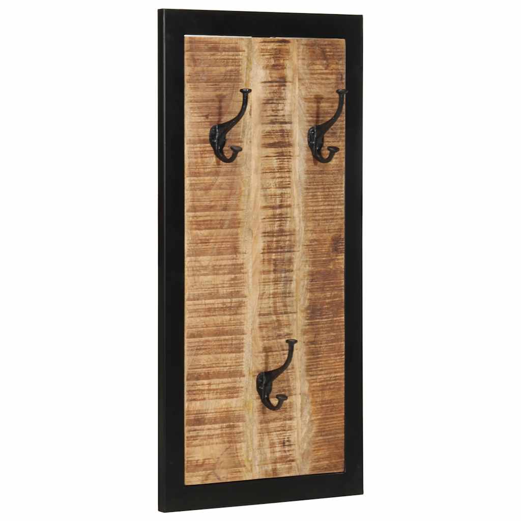 vidaXL Coat Rack 40x2x80 cm Solid Rough Wood Mango
