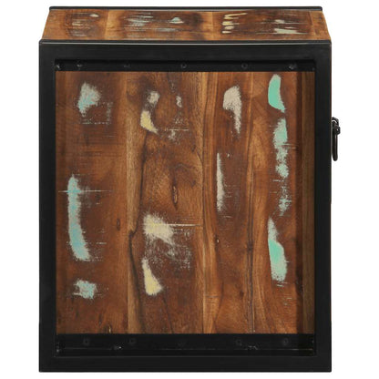vidaXL Bedside Cabinet Multicolour 40x35x40 cm Solid Wood Reclaimed