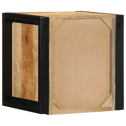 vidaXL Bedside Cabinet 40x35x40 cm Solid Rough Wood Mango