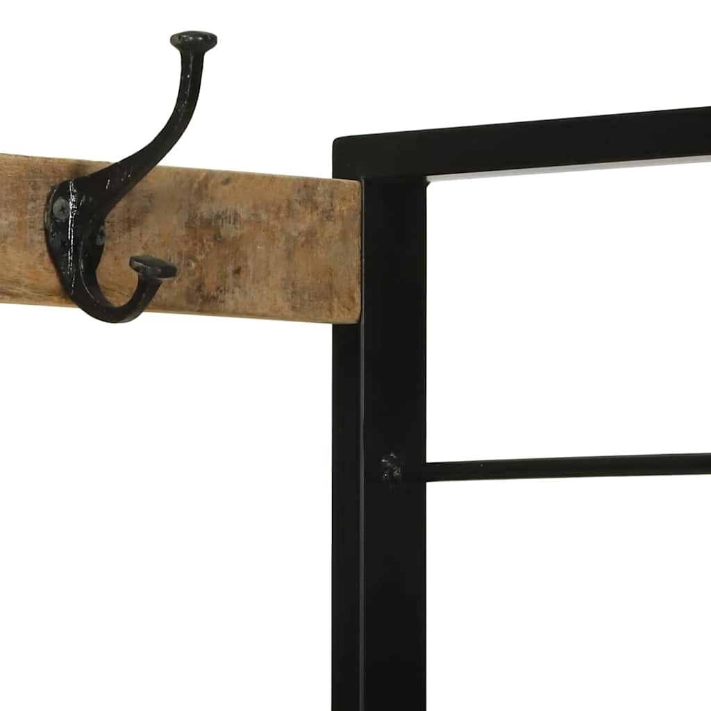 vidaXL Clothes Rack Brown 110 x 40 x 179 cm Solid Mango wood