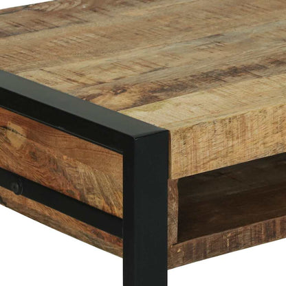 vidaXL Dressing Table Brown 100 x 50 x 75 cm Solid Mango wood
