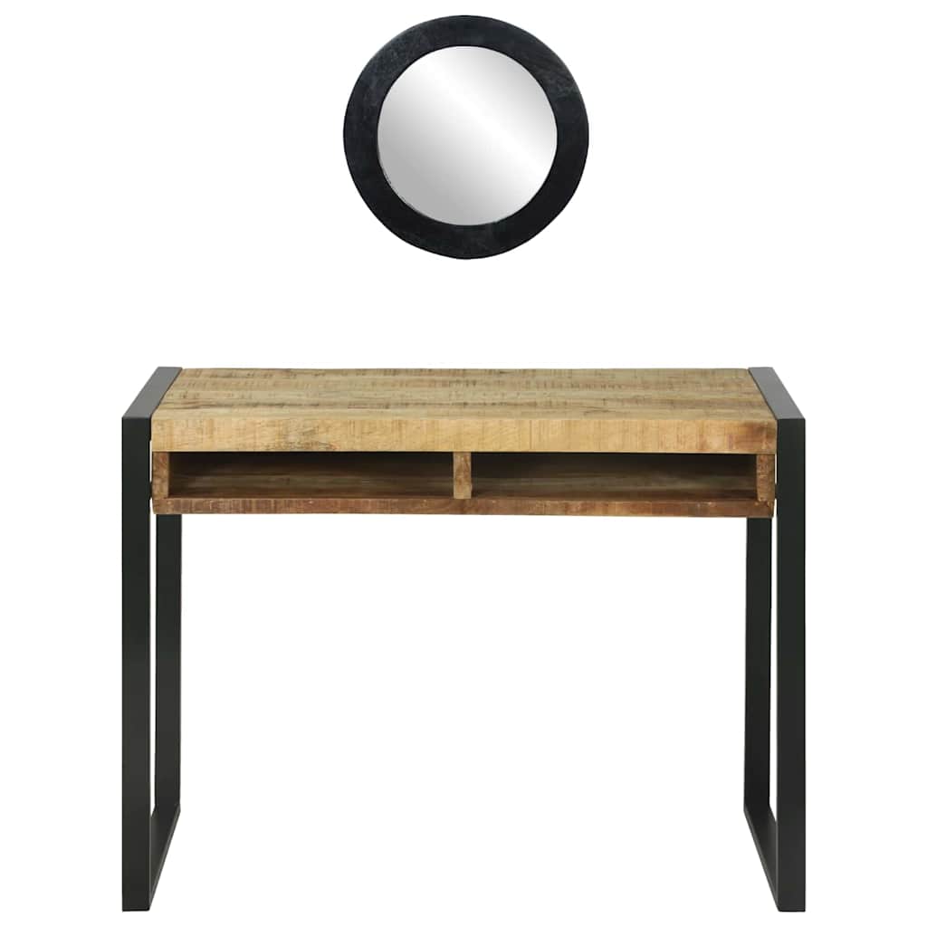vidaXL Dressing Table Brown 100 x 50 x 75 cm Solid Mango wood