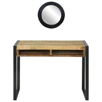 vidaXL Dressing Table Brown 100 x 50 x 75 cm Solid Mango wood