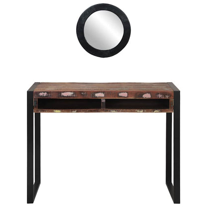 vidaXL Dressing Table Multicolour 100 x 50 x 75 cm Solid Reclaim wood