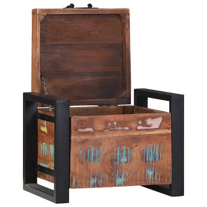 vidaXL Storage Chests Multicolour 40 x 30 x 30 cm Solid Reclaim wood