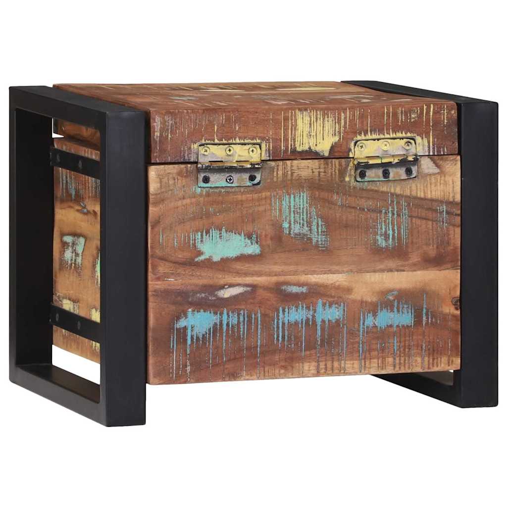 vidaXL Storage Chests Multicolour 40 x 30 x 30 cm Solid Reclaim wood