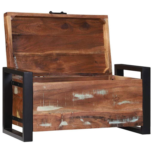 vidaXL Storage Chests Multicolour 60 x 30 x 30 cm Solid Reclaim wood