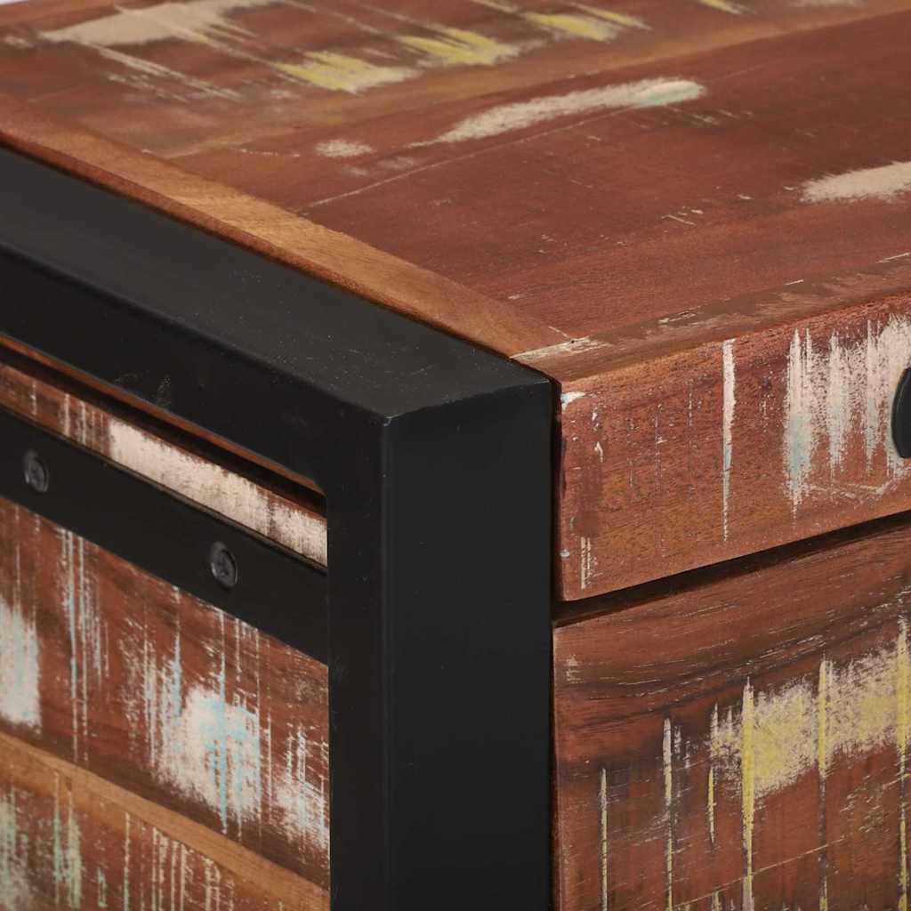 vidaXL Storage Chests Multicolour 80 x 30 x 30 cm Solid Reclaim wood