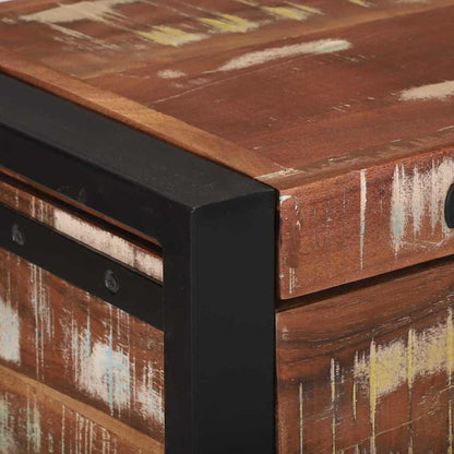 vidaXL Storage Chests Multicolour 80 x 30 x 30 cm Solid Reclaim wood