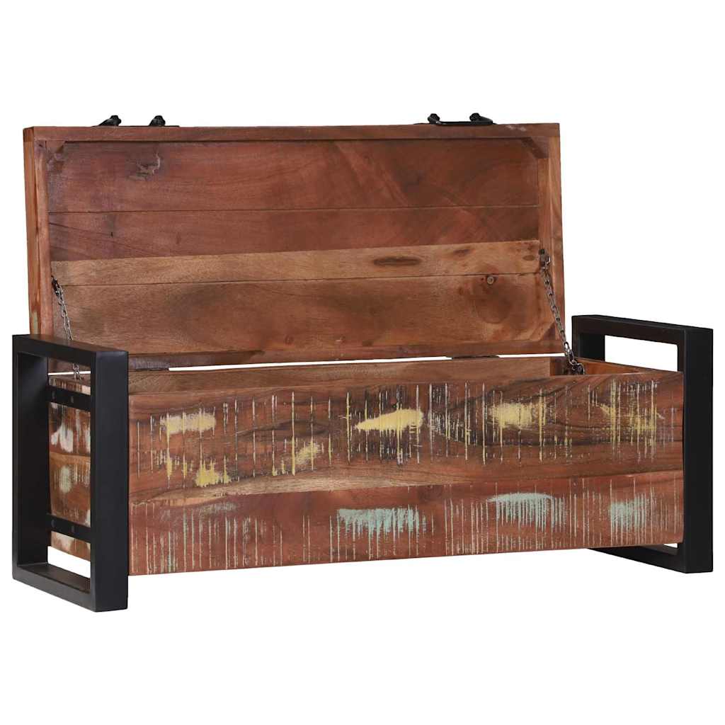 vidaXL Storage Chests Multicolour 80 x 30 x 30 cm Solid Reclaim wood
