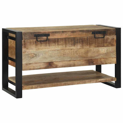 vidaXL Storage Box with Storage Brown 80 x 35 x 45 cm Solid Mango wood