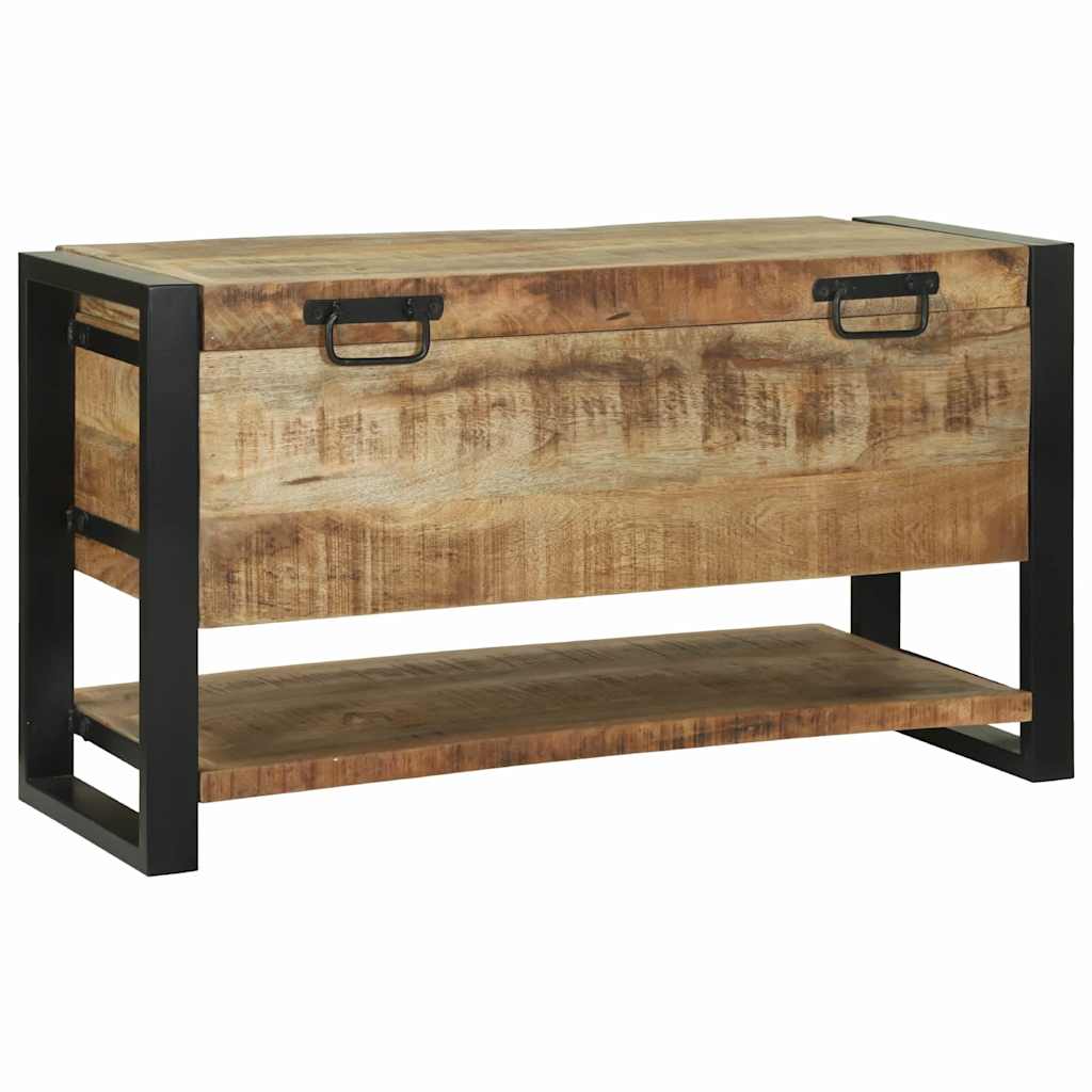 vidaXL Storage Box with Storage Brown 80 x 35 x 45 cm Solid Mango wood