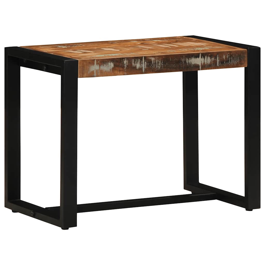 vidaXL Bench Multicolour 60x35x45 cm Solid Wood Reclaimed