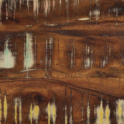 vidaXL Bench Multicolour 60x35x45 cm Solid Wood Reclaimed