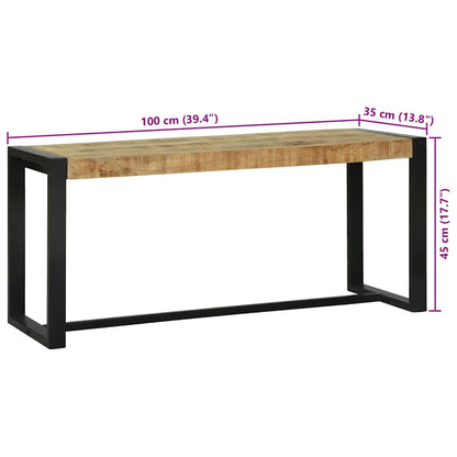 vidaXL Bench Solid Mango Wood