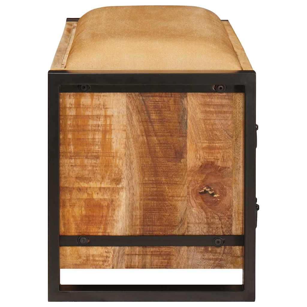 vidaXL Storage Bench Brown 80 x 35 x 40 cm Solid Mango wood