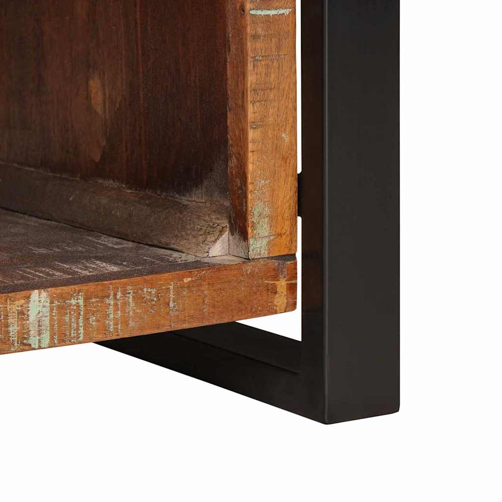 vidaXL Storage Bench Multicolour 80 x 35 x 40 cm Solid Reclaim wood