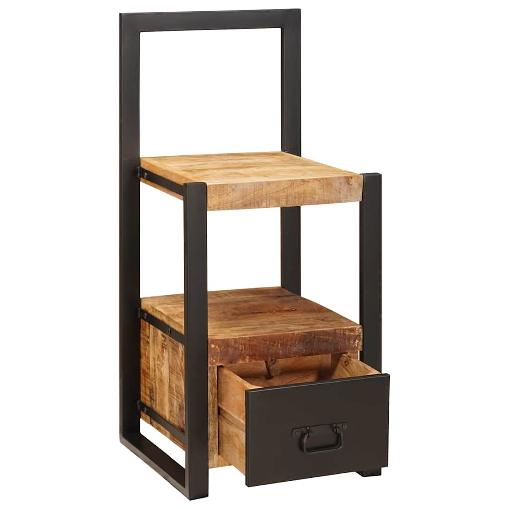 vidaXL Valet Stand with Drawer Brown 40 x 40 x 90 cm Solid Mango Wood