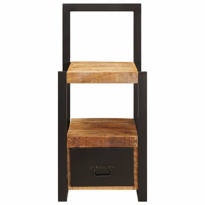 vidaXL Valet Stand with Drawer Brown 40 x 40 x 90 cm Solid Mango Wood