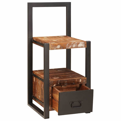 vidaXL Valet Stand Multicolour 40 x 40 x 90 cm Solid Reclaim Wood