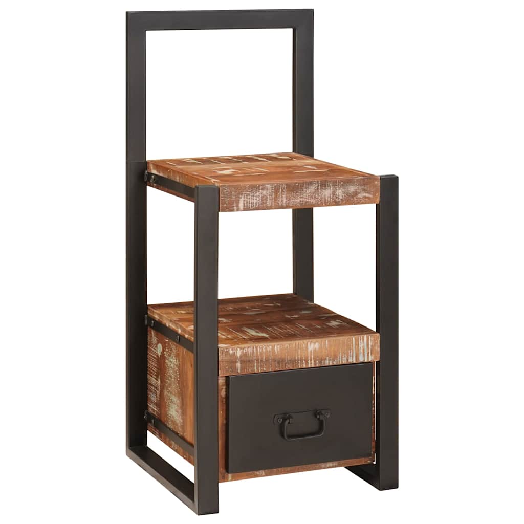 vidaXL Valet Stand Multicolour 40 x 40 x 90 cm Solid Reclaim Wood