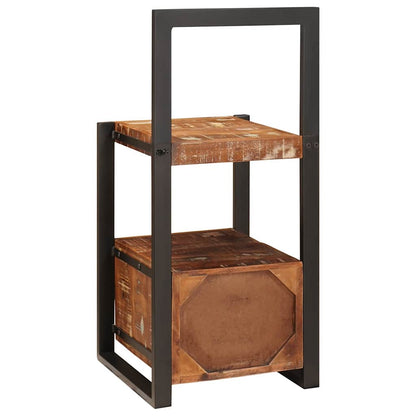 vidaXL Valet Stand Multicolour 40 x 40 x 90 cm Solid Reclaim Wood