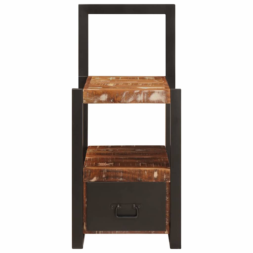 vidaXL Valet Stand Multicolour 40 x 40 x 90 cm Solid Reclaim Wood