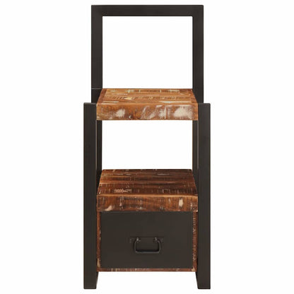 vidaXL Valet Stand Multicolour 40 x 40 x 90 cm Solid Reclaim Wood