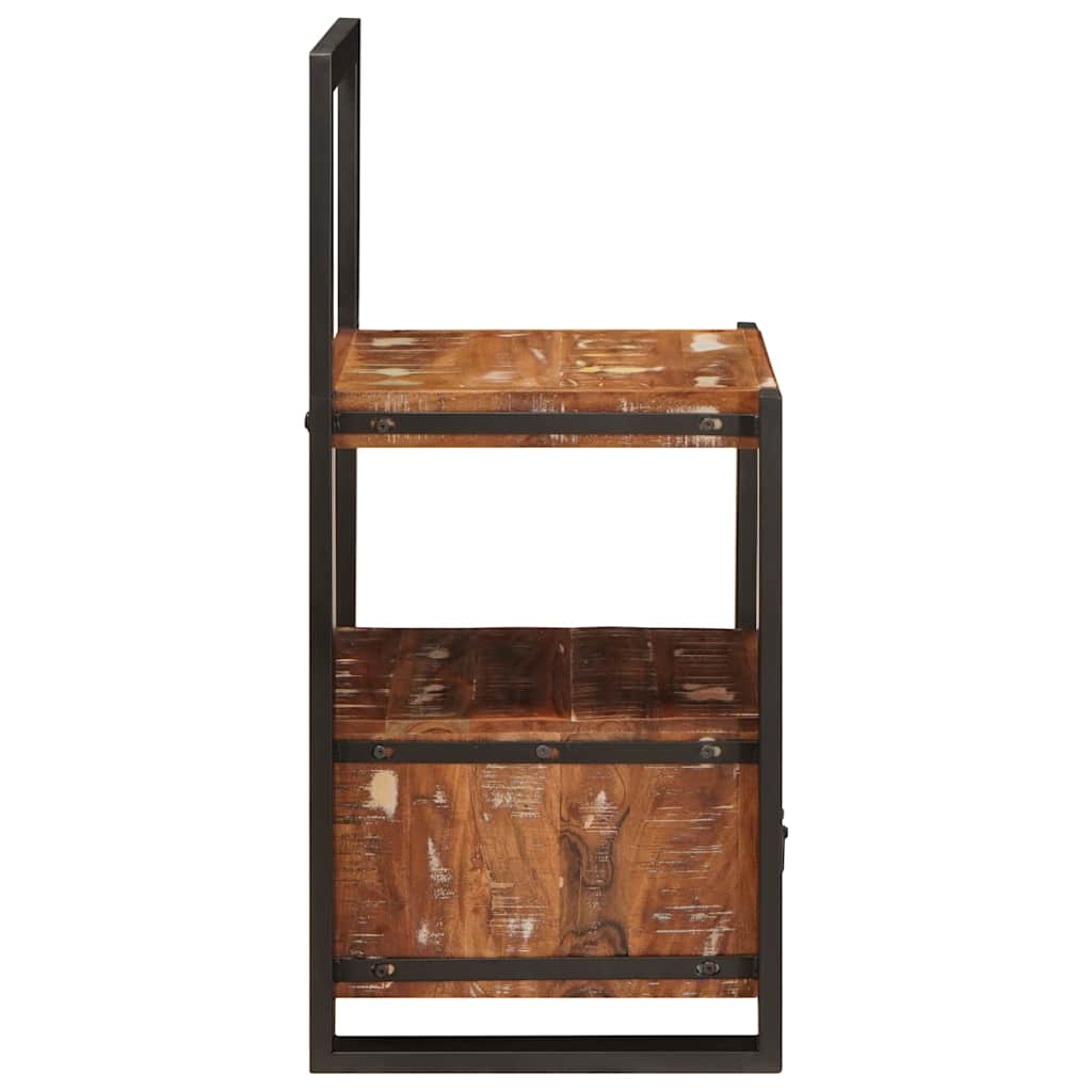 vidaXL Valet Stand Multicolour 40 x 40 x 90 cm Solid Reclaim Wood