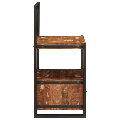 vidaXL Valet Stand Multicolour 40 x 40 x 90 cm Solid Reclaim Wood