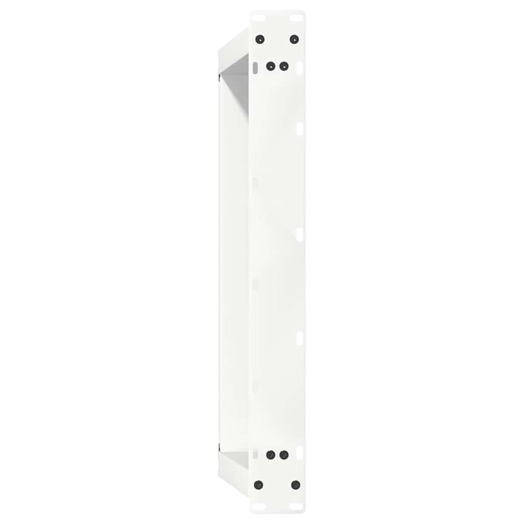 vidaXL Coffee Table Legs U-Shaped 2 pcs White 70x(30-31) cm Steel