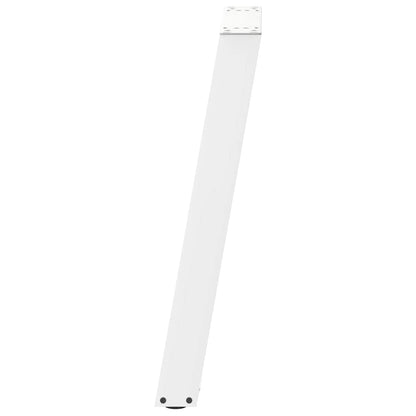 vidaXL Console Table Legs U-Shaped 2 pcs White 28x(72-73) cm Steel