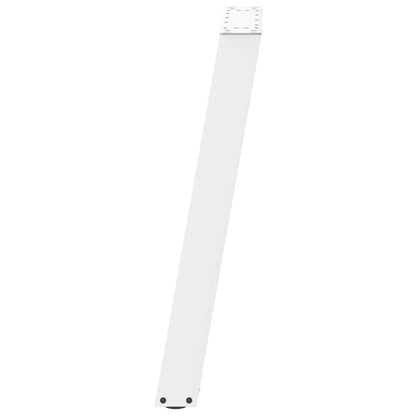 vidaXL Console Table Legs U-Shaped 2 pcs White 38x(72-73) cm Steel