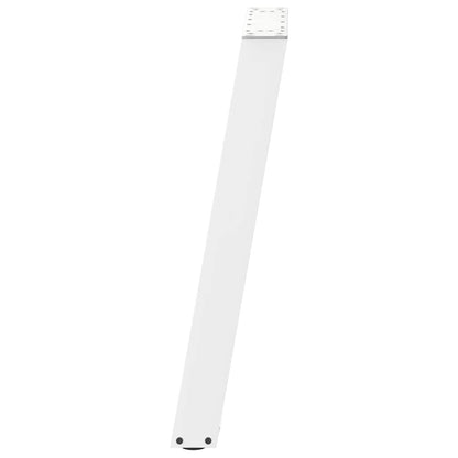 vidaXL Dining Table Legs U-Shaped 2 pcs White 50x(72-73) cm Steel