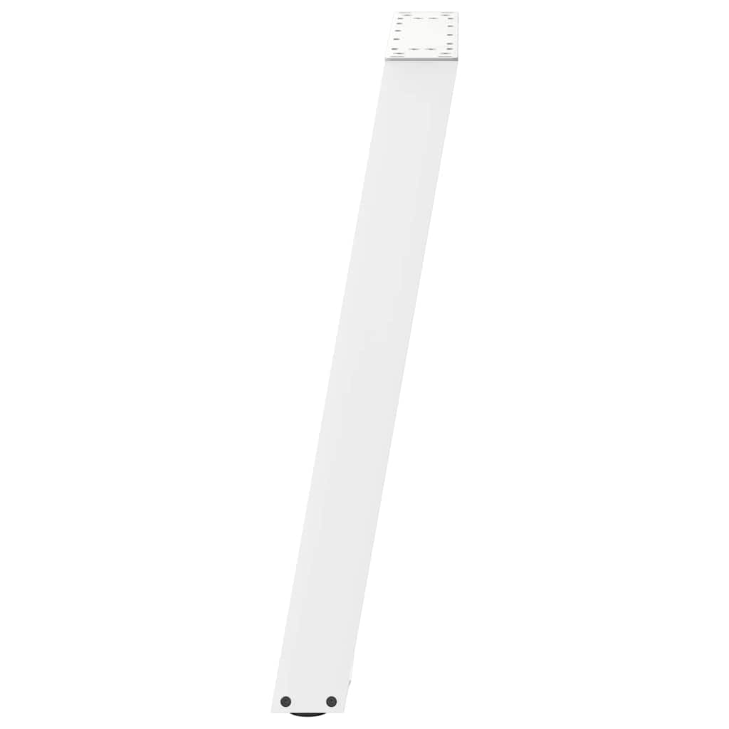 vidaXL Dining Table Legs U-Shaped 2 pcs White 60x(72-73) cm Steel