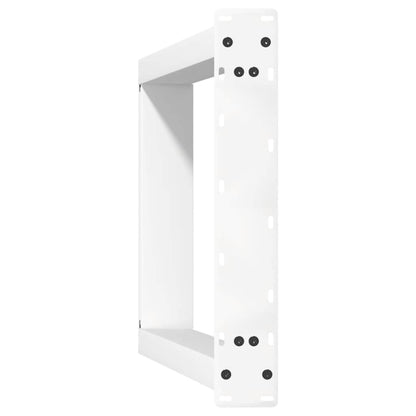 vidaXL Dining Table Legs U-Shaped 2 pcs White 60x(72-73) cm Steel