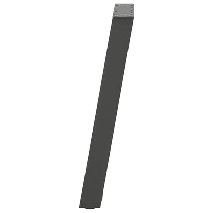 vidaXL Dining Table Legs U-Shaped 2 pcs Anthracite 60x(72-73) cm Steel