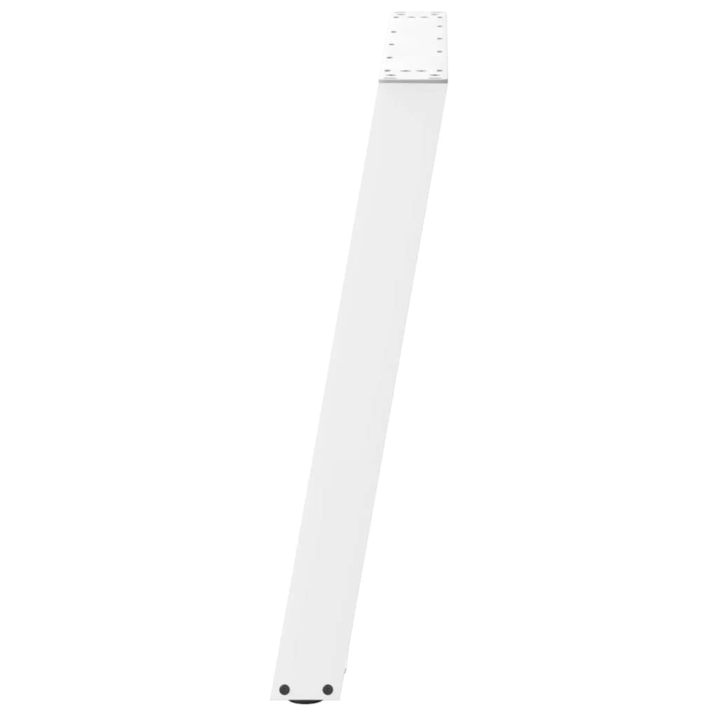 vidaXL Dining Table Legs U-Shaped 2 pcs White 70x(72-73) cm Steel