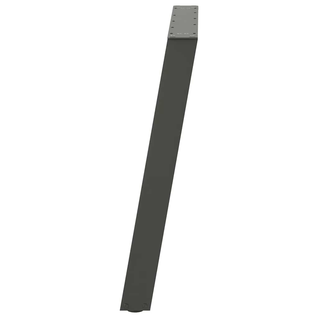 vidaXL Dining Table Legs U-Shaped 2 pcs Anthracite 70x(72-73) cm Steel