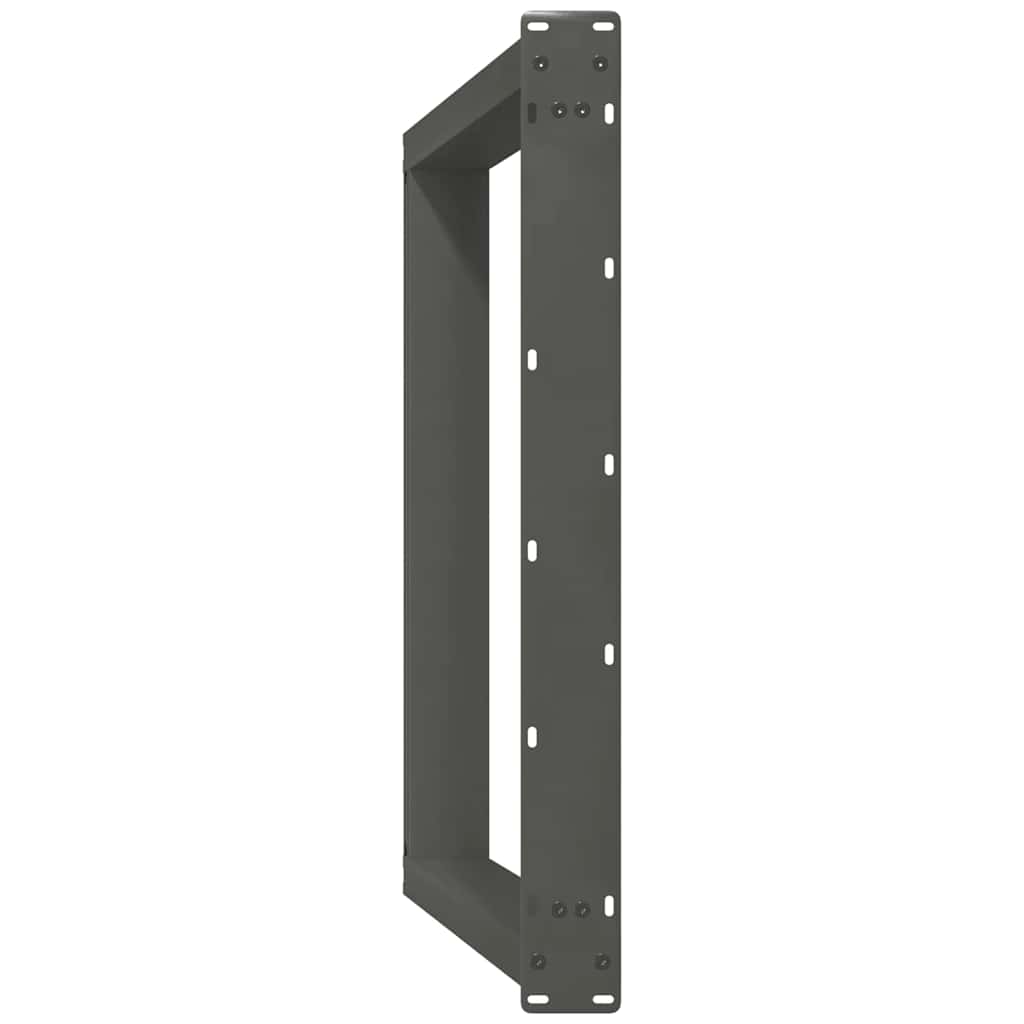 vidaXL Dining Table Legs U-Shaped 2 pcs Anthracite 70x(72-73) cm Steel