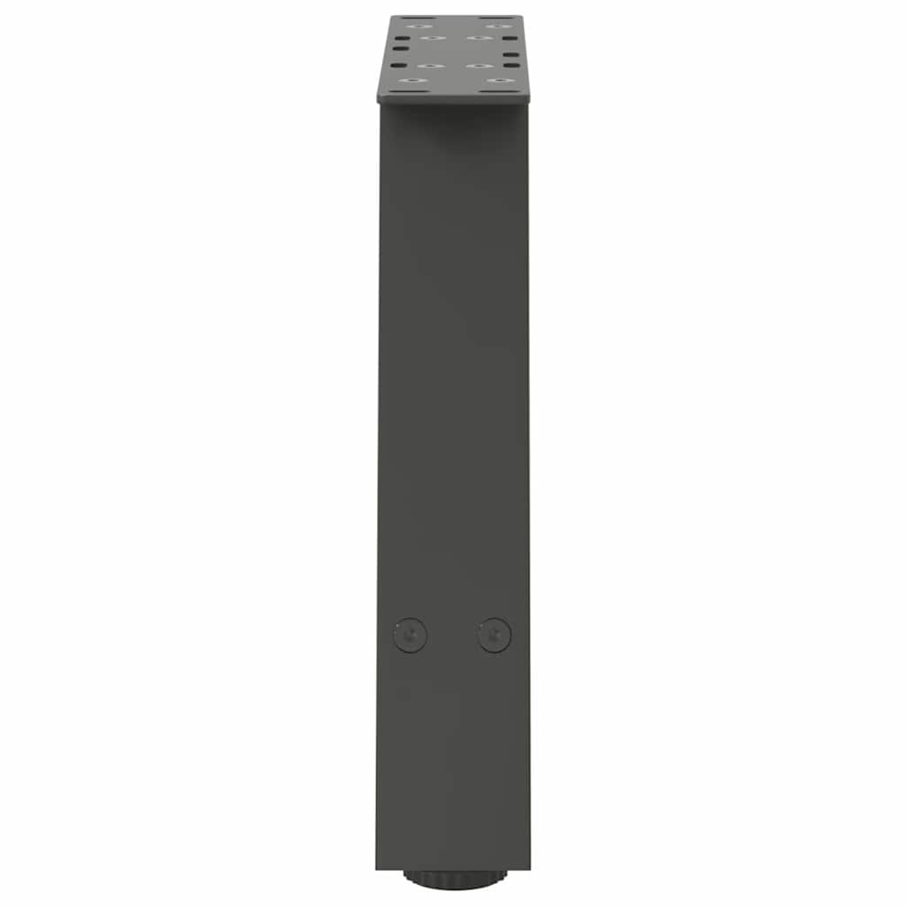 vidaXL Coffee Table Legs A-Shaped 2 pcs Anthracite 30x(30-31) cm Steel